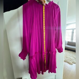 Magenta , small Anthropologie mini dress